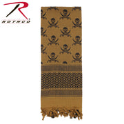Rothco Skulls Shemagh Tactical Desert Keffiyeh Scarf LARSON TACTICAL SUPPLY