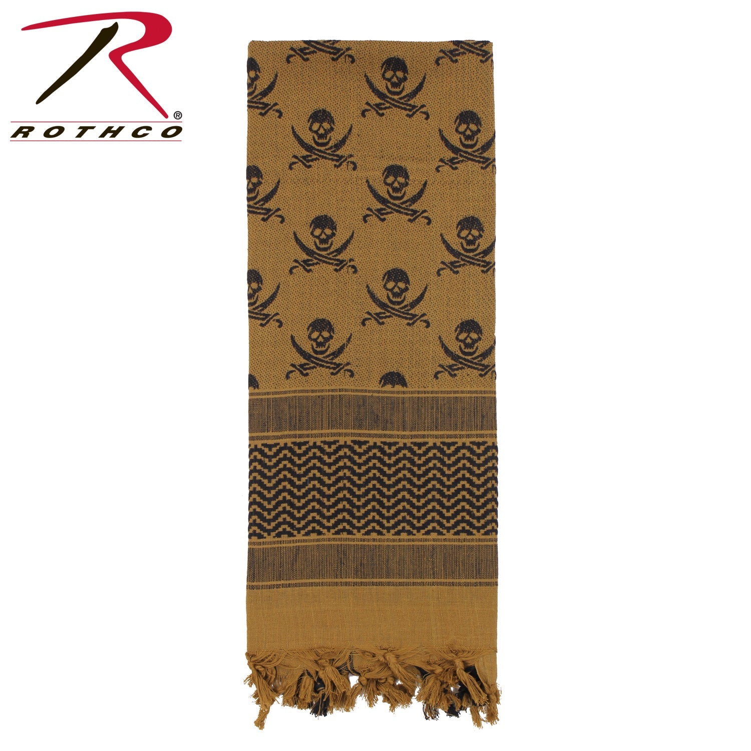 Rothco Skulls Shemagh Tactical Desert Keffiyeh Scarf LARSON TACTICAL SUPPLY