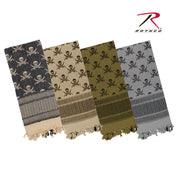 Rothco Skulls Shemagh Tactical Desert Keffiyeh Scarf LARSON TACTICAL SUPPLY