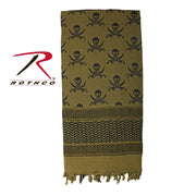 Rothco Skulls Shemagh Tactical Desert Keffiyeh Scarf LARSON TACTICAL SUPPLY