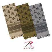 Rothco Skulls Shemagh Tactical Desert Keffiyeh Scarf LARSON TACTICAL SUPPLY