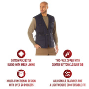 Rothco Plainclothes Concealed Carry Vest LARSON TACTICAL SUPPLY