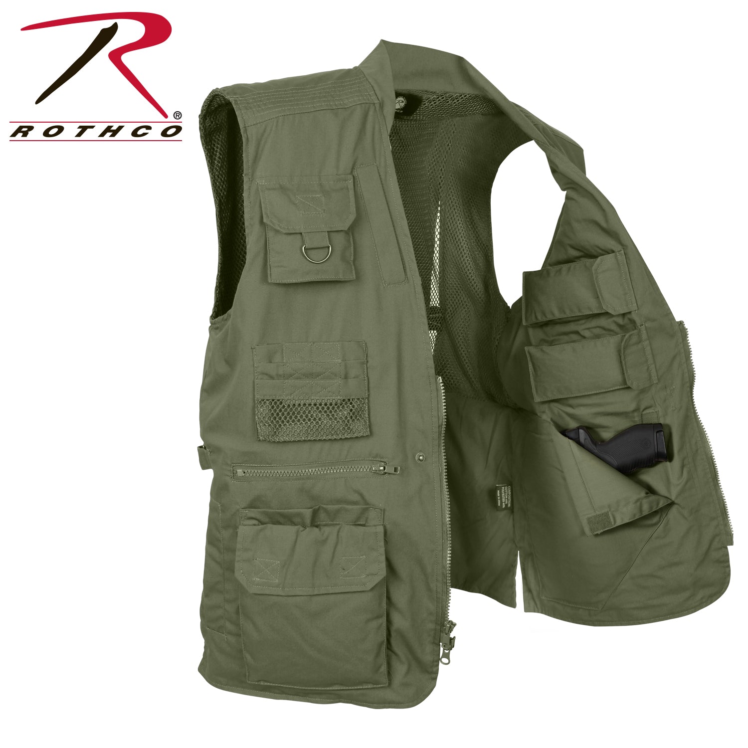 Rothco Plainclothes Concealed Carry Vest LARSON TACTICAL SUPPLY