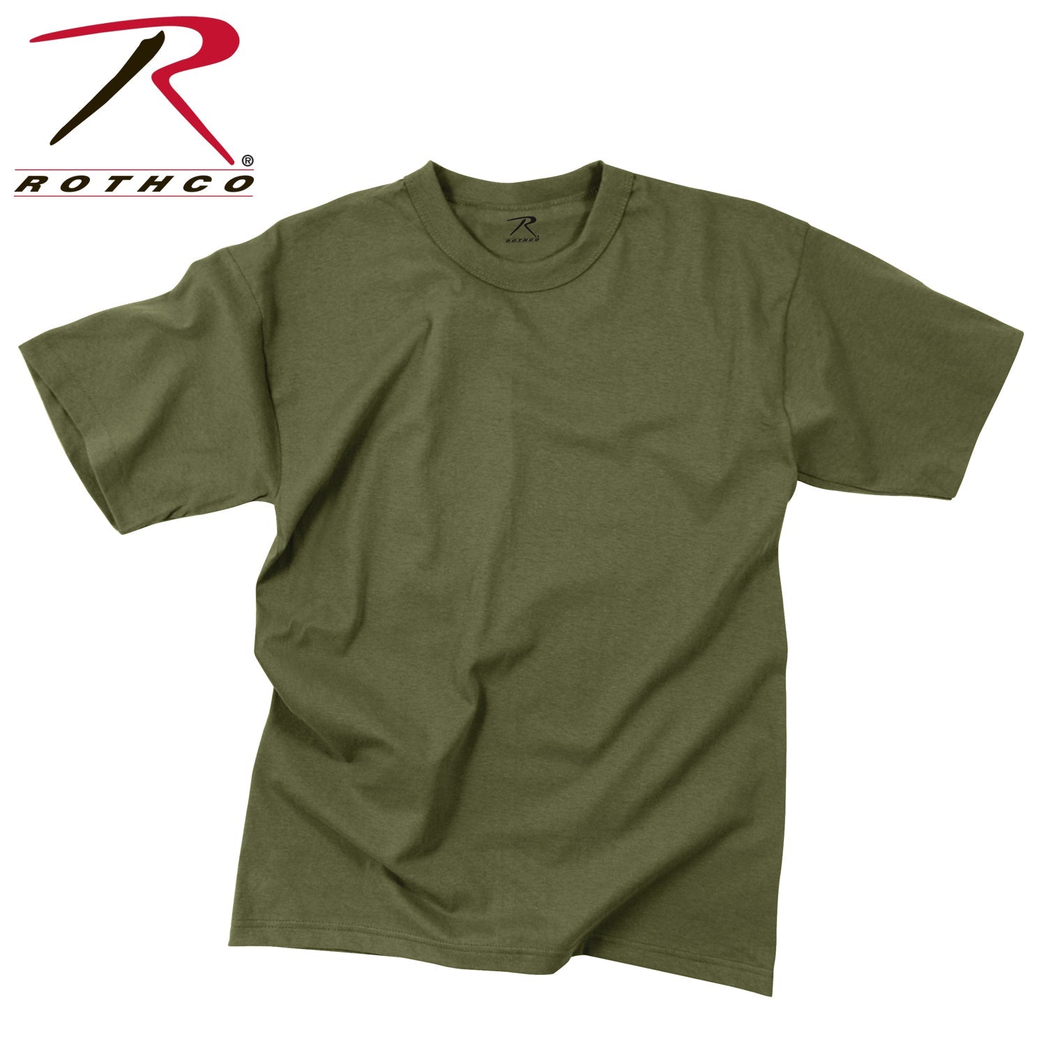 Rothco Solid Color 100% Cotton T-Shirt LARSON TACTICAL SUPPLY