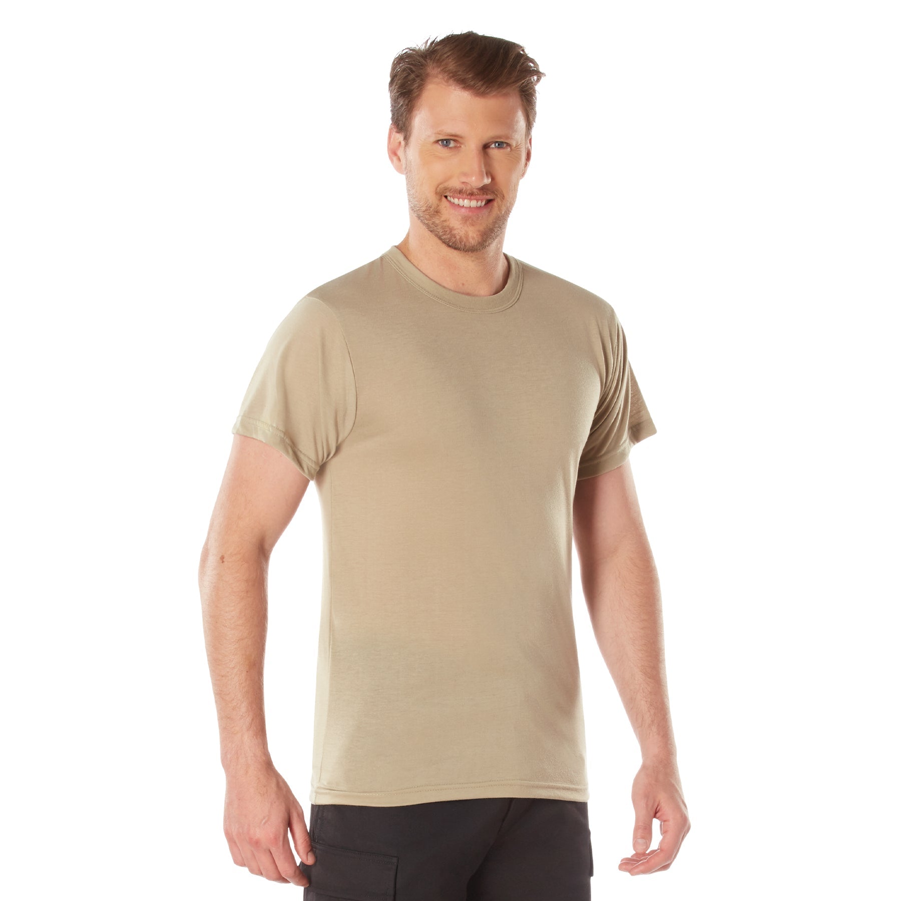 Rothco Solid Color 100% Cotton T-Shirt LARSON TACTICAL SUPPLY