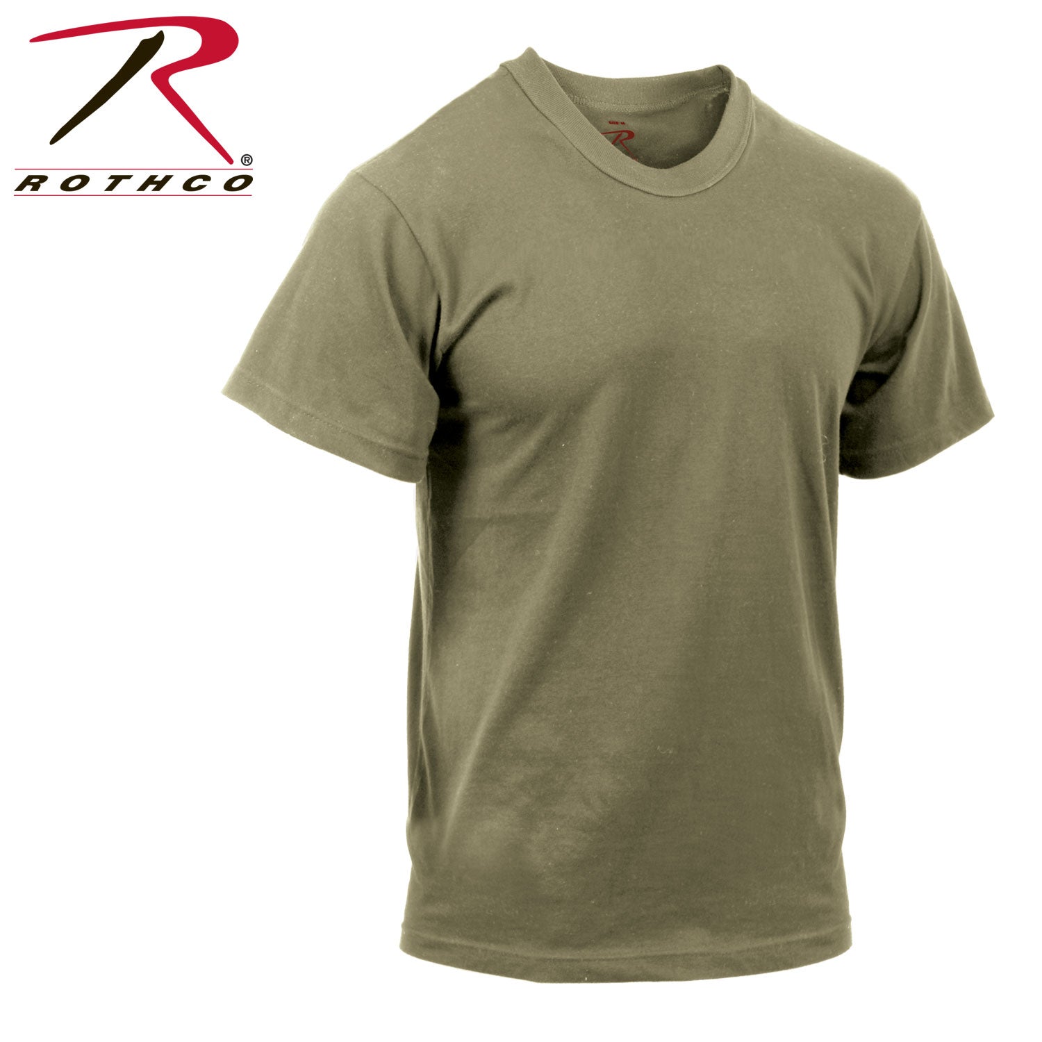Rothco Solid Color 100% Cotton T-Shirt LARSON TACTICAL SUPPLY