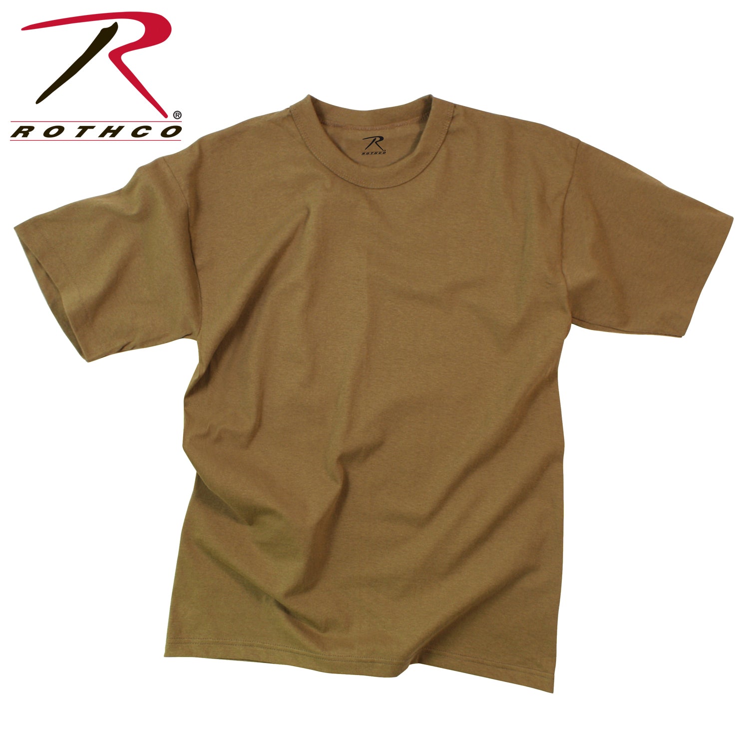Rothco Solid Color 100% Cotton T-Shirt LARSON TACTICAL SUPPLY