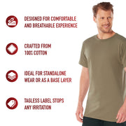 Rothco Solid Color 100% Cotton T-Shirt LARSON TACTICAL SUPPLY