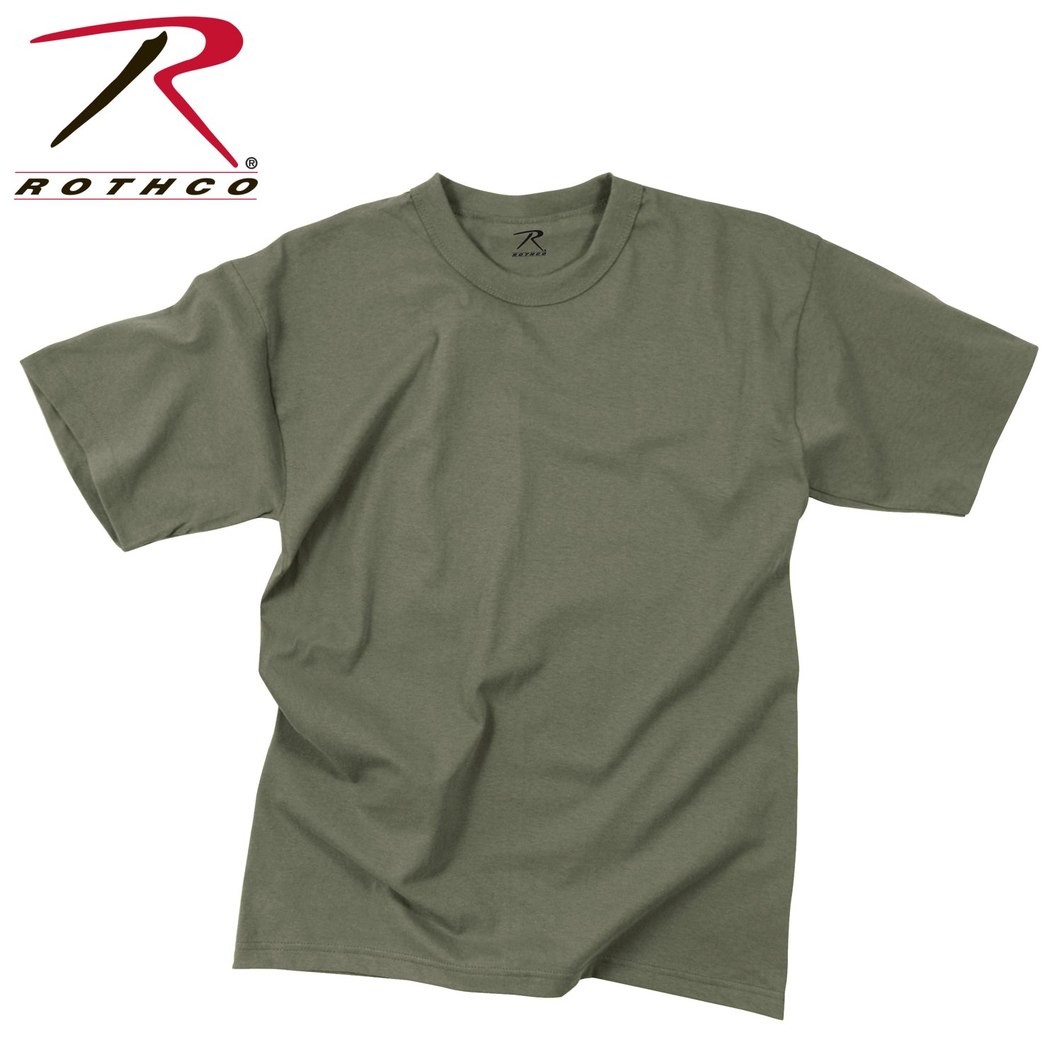 Rothco Solid Color 100% Cotton T-Shirt LARSON TACTICAL SUPPLY