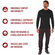 Rothco Long Sleeve Solid T-Shirt LARSON TACTICAL SUPPLY