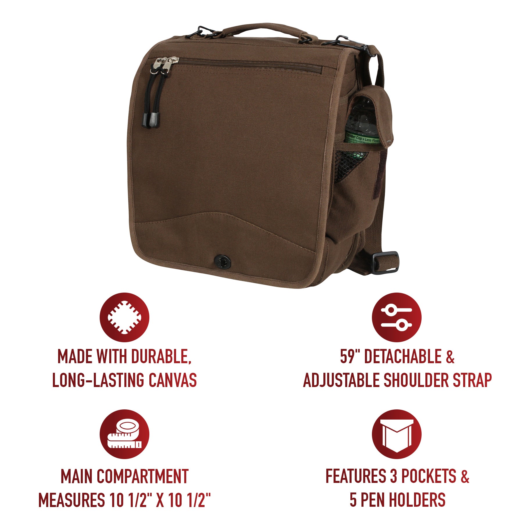 Rothco Canvas M-51 Engineers Field Bag LARSON TACTICAL SUPPLY