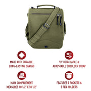 Rothco Canvas M-51 Engineers Field Bag LARSON TACTICAL SUPPLY