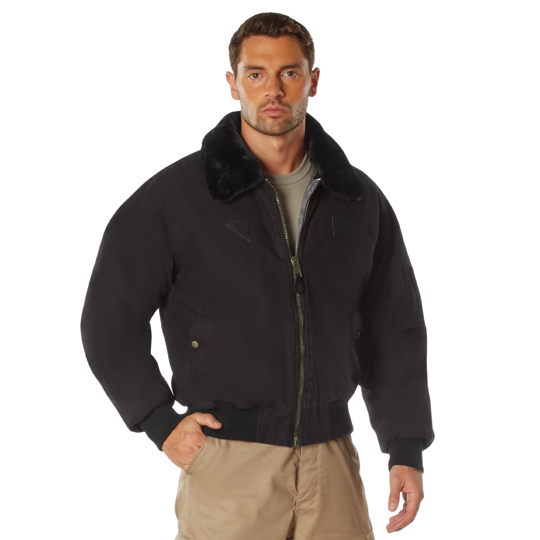 Rothco Vintage B-15A Bomber Jacket LARSON TACTICAL SUPPLY