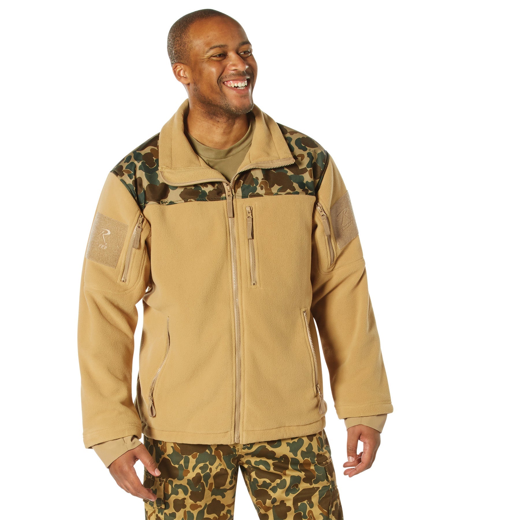 Rothco x Bear Archery Fred Bear Camo Spec Ops Tactical Fleece Jacket LARSON TACTICAL SUPPLY