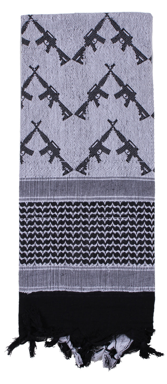 Rothco Crossed Rifles Shemagh Tactical Desert Keffiyeh Scarf LARSON TACTICAL SUPPLY