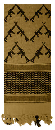 Rothco Crossed Rifles Shemagh Tactical Desert Keffiyeh Scarf LARSON TACTICAL SUPPLY
