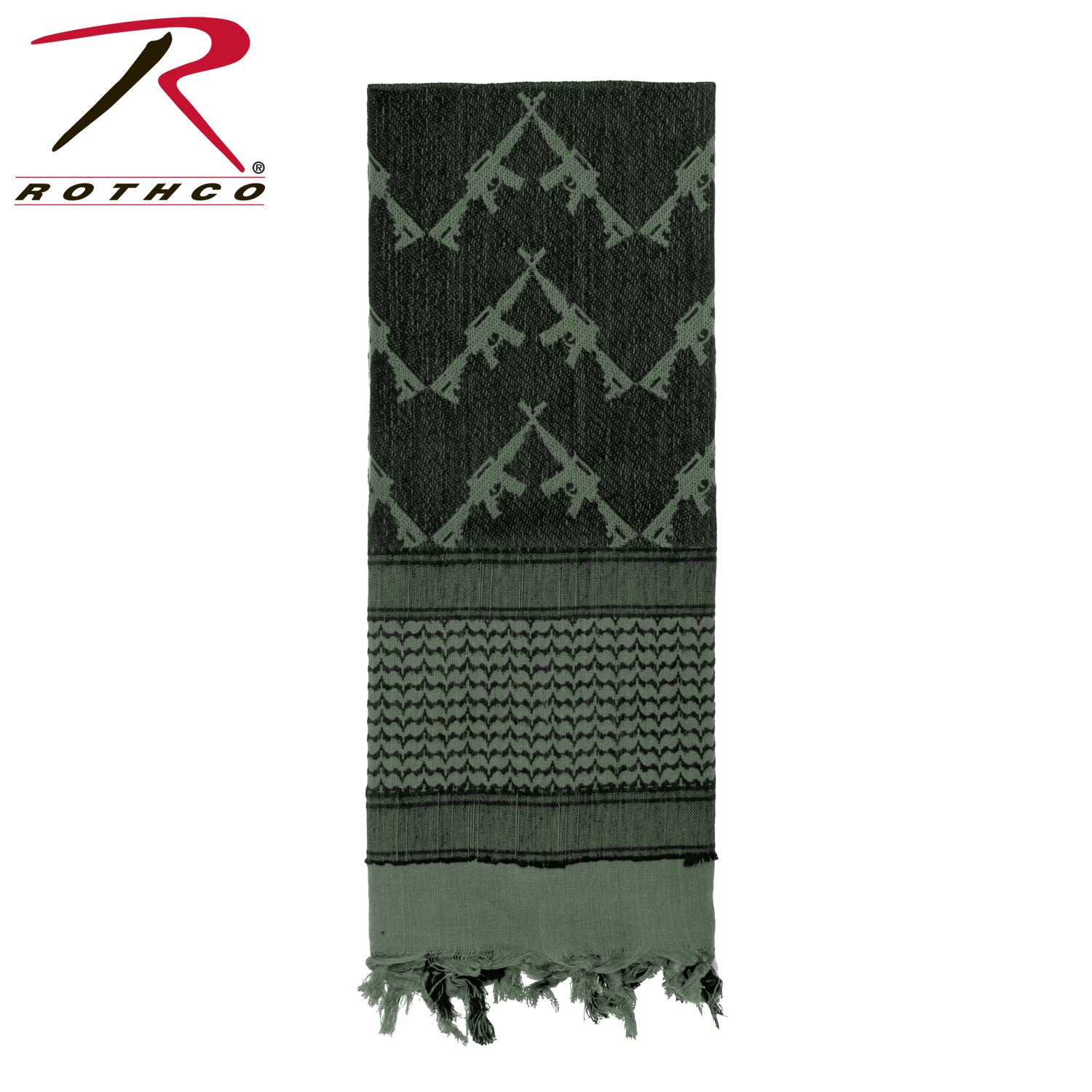Rothco Crossed Rifles Shemagh Tactical Desert Keffiyeh Scarf LARSON TACTICAL SUPPLY