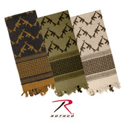 Rothco Crossed Rifles Shemagh Tactical Desert Keffiyeh Scarf LARSON TACTICAL SUPPLY