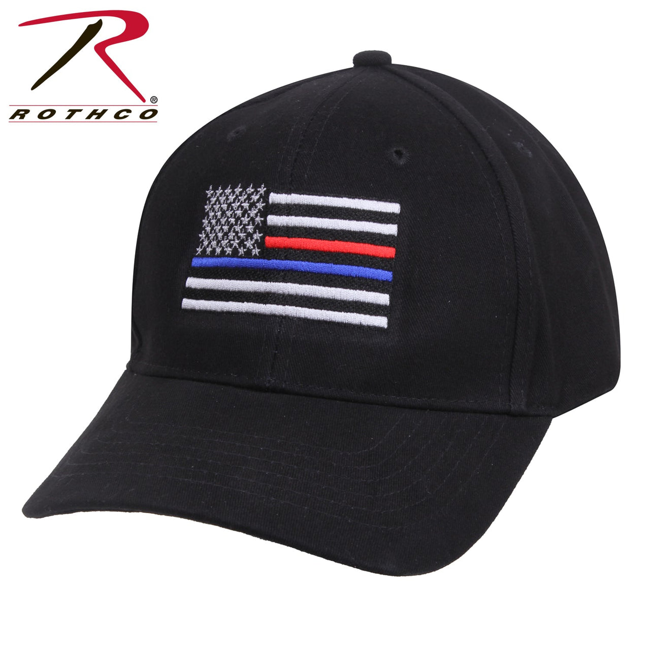 Rothco Thin Blue Line & Red Line Low Profile Flag Cap LARSON TACTICAL SUPPLY