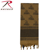 Rothco Gadsden Snake Shemagh Tactical Desert Scarf LARSON TACTICAL SUPPLY