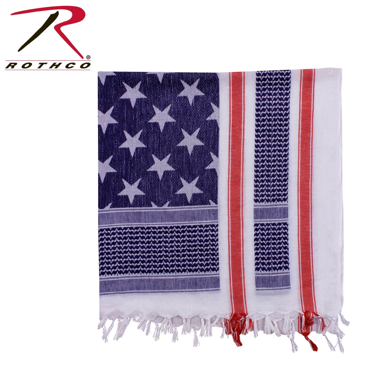 Rothco Stars and Stripes US Flag Shemagh Tactical Desert Keffiyeh Scarf LARSON TACTICAL SUPPLY