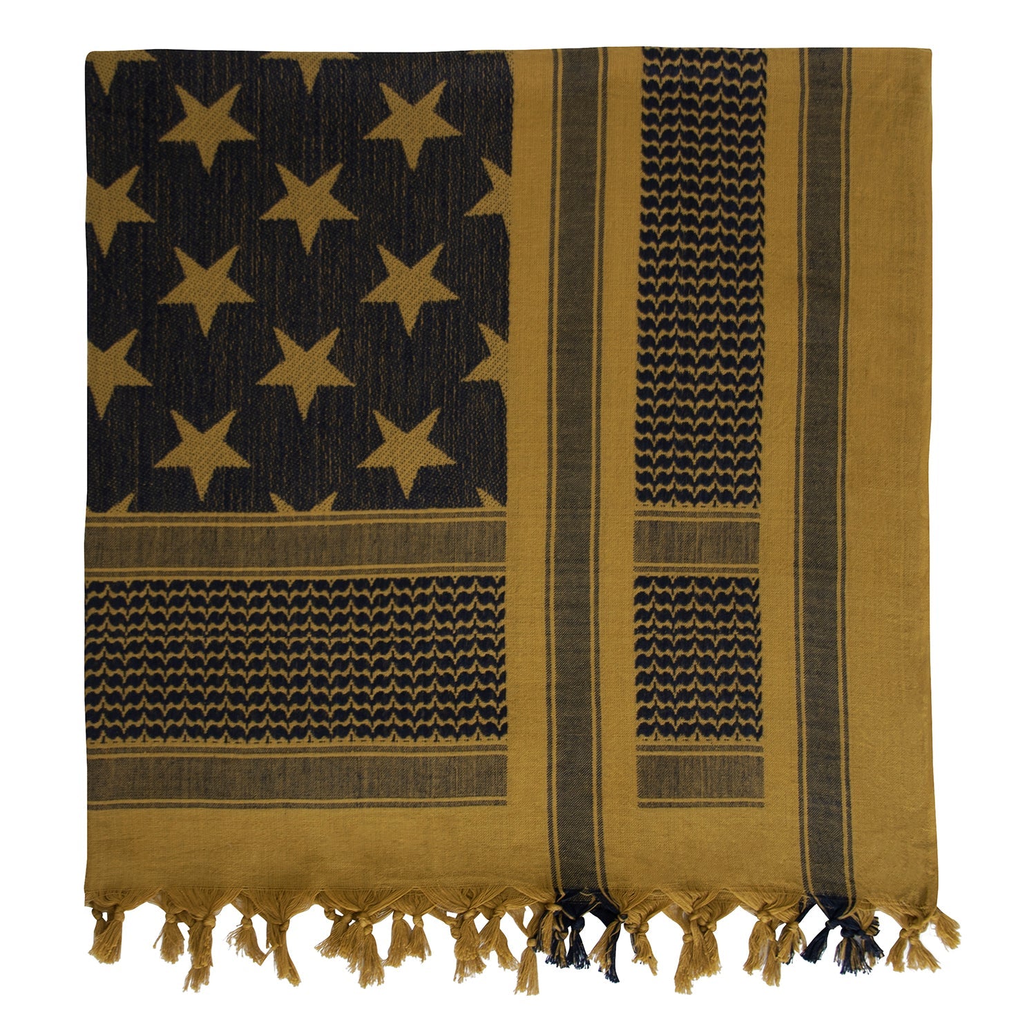 Rothco Stars and Stripes US Flag Shemagh Tactical Desert Keffiyeh Scarf LARSON TACTICAL SUPPLY