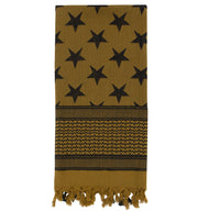 Rothco Stars and Stripes US Flag Shemagh Tactical Desert Keffiyeh Scarf LARSON TACTICAL SUPPLY