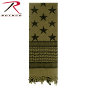 Rothco Stars and Stripes US Flag Shemagh Tactical Desert Keffiyeh Scarf LARSON TACTICAL SUPPLY