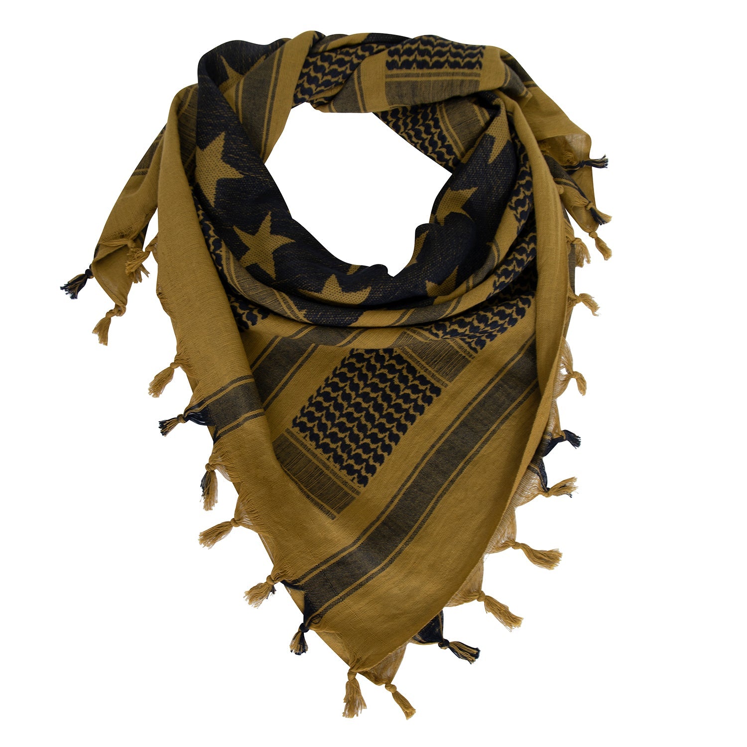 Rothco Stars and Stripes US Flag Shemagh Tactical Desert Keffiyeh Scarf LARSON TACTICAL SUPPLY