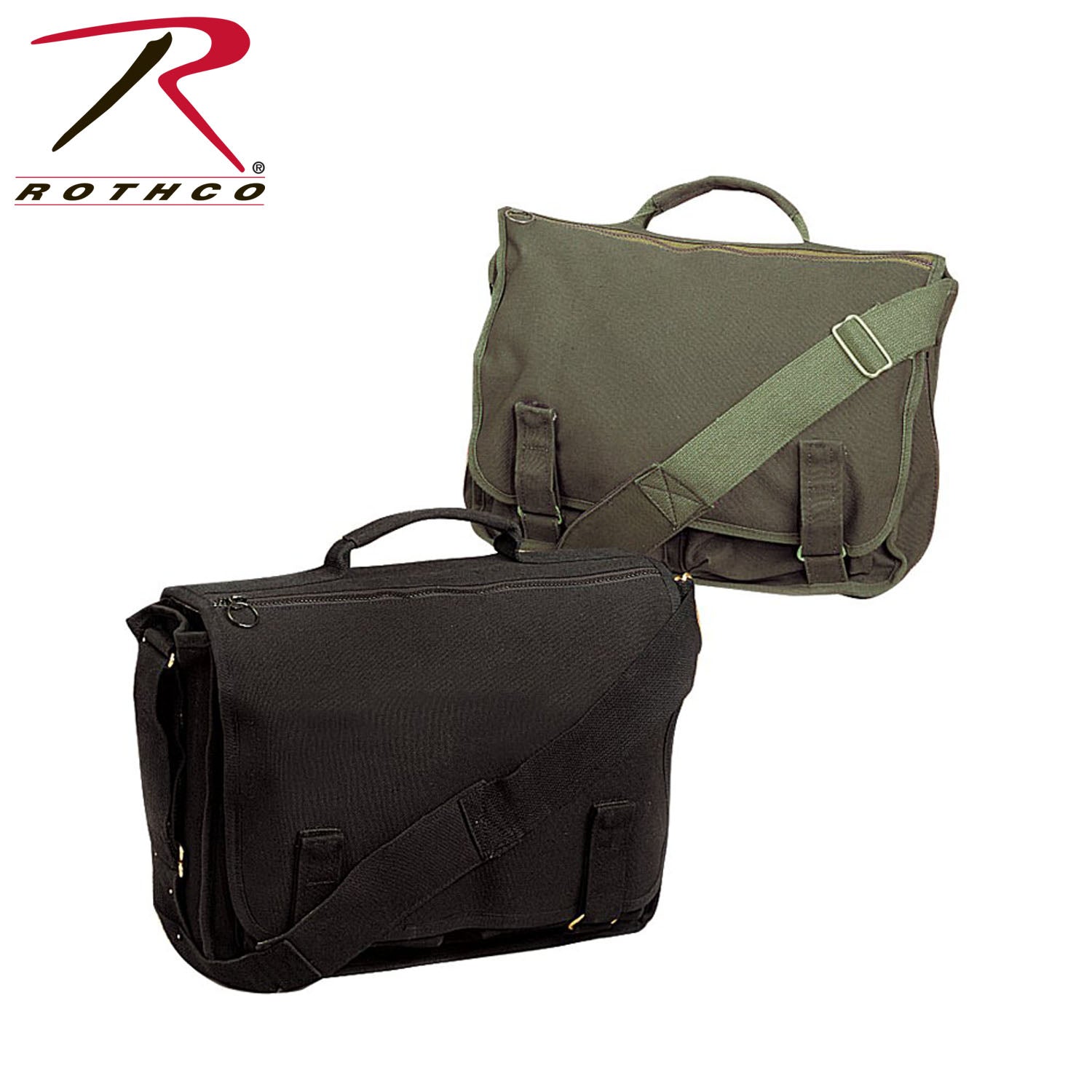 Rothco Canvas European Shoulder Bag LARSON TACTICAL SUPPLY