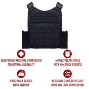 Rothco MOLLE Plate Carrier Vest LARSON TACTICAL SUPPLY