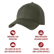 Rothco Supreme Solid Color Low Profile Cap LARSON TACTICAL SUPPLY