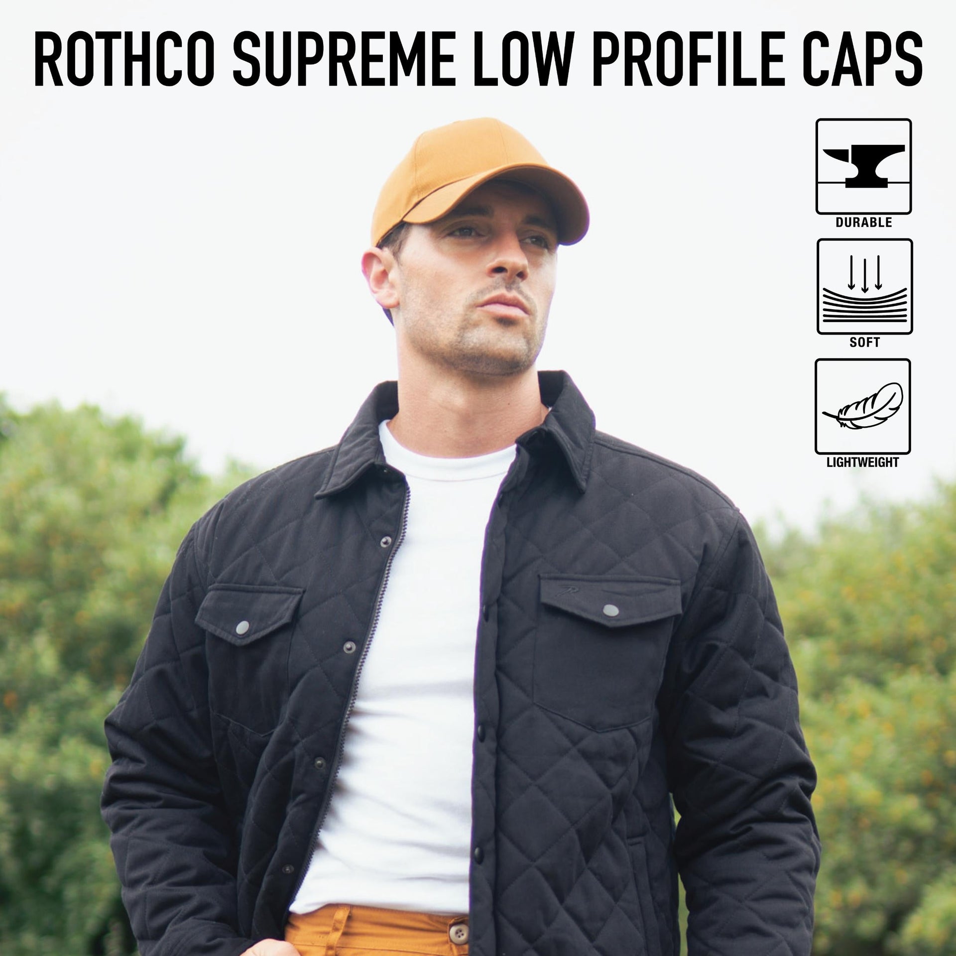 Rothco Supreme Solid Color Low Profile Cap LARSON TACTICAL SUPPLY