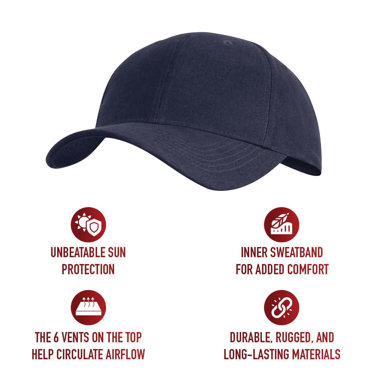 Rothco Supreme Solid Color Low Profile Cap LARSON TACTICAL SUPPLY