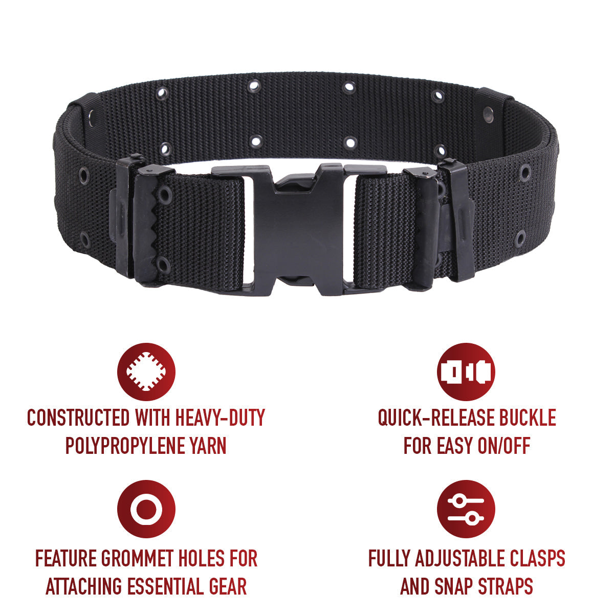 Rothco New Issue Marine Corps Style Quick Release Pistol Belts LARSON TACTICAL SUPPLY