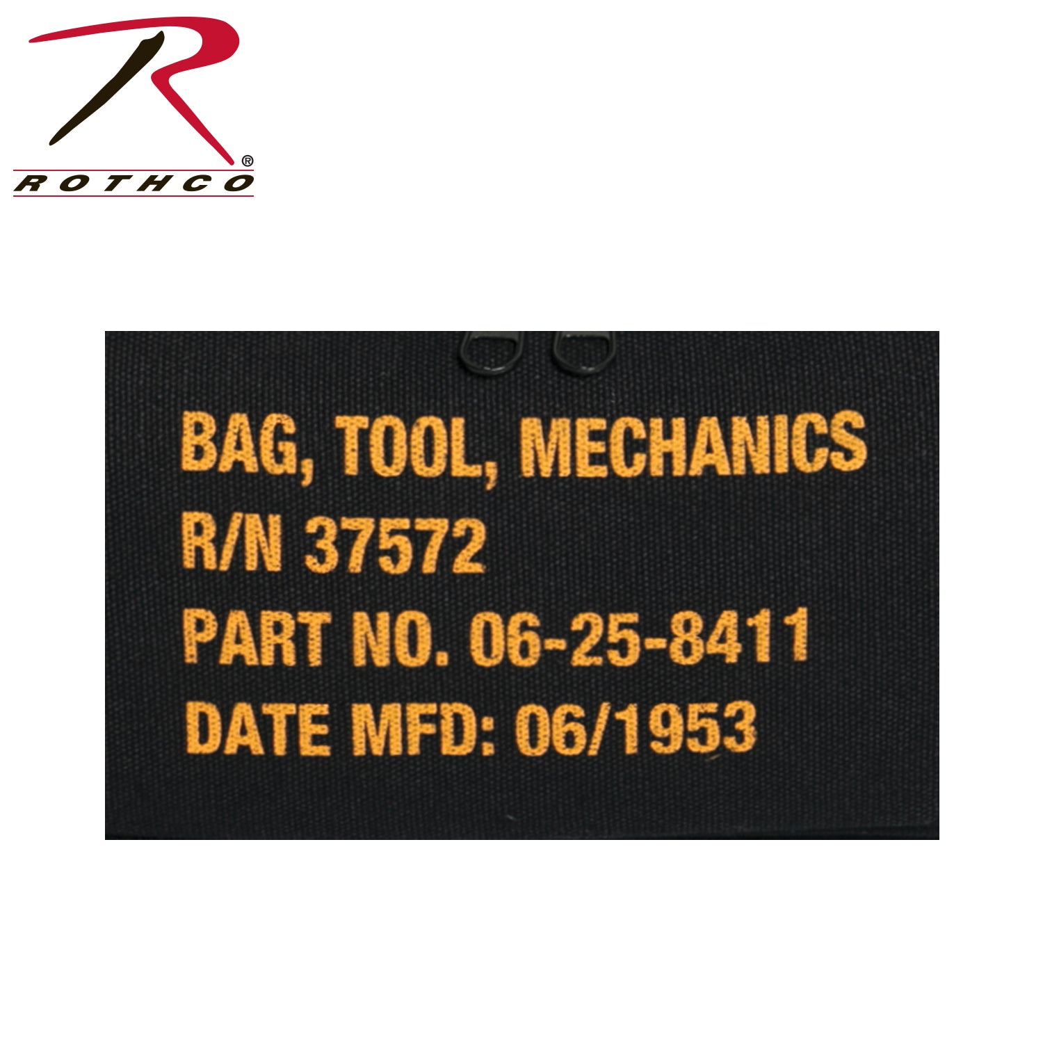 Rothco G.I. Type Zipper Pocket Mechanics Tool Bag With Military Stencil LARSON TACTICAL SUPPLY