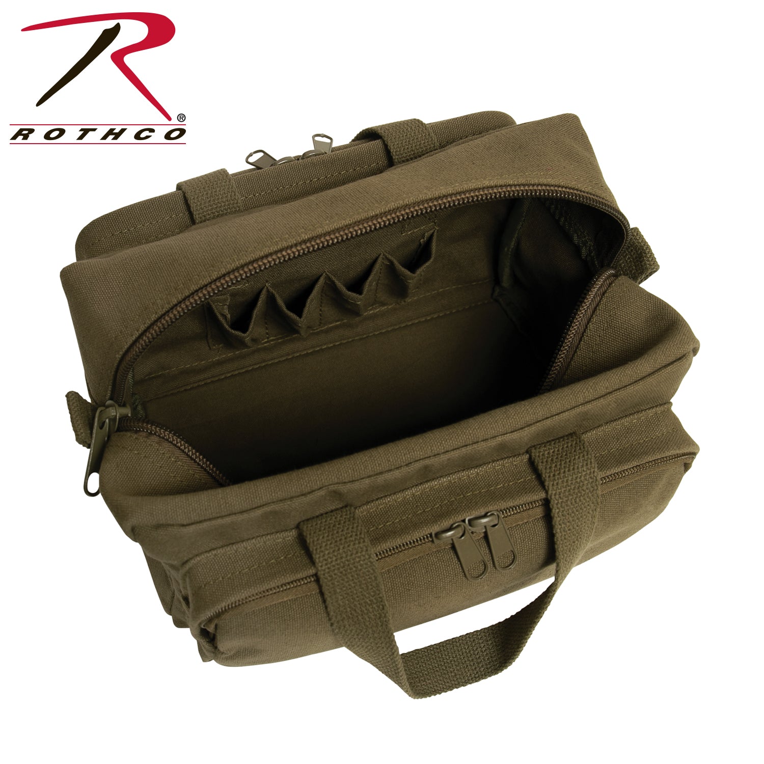 Rothco G.I. Type Zipper Pocket Mechanics Tool Bag With Military Stencil LARSON TACTICAL SUPPLY