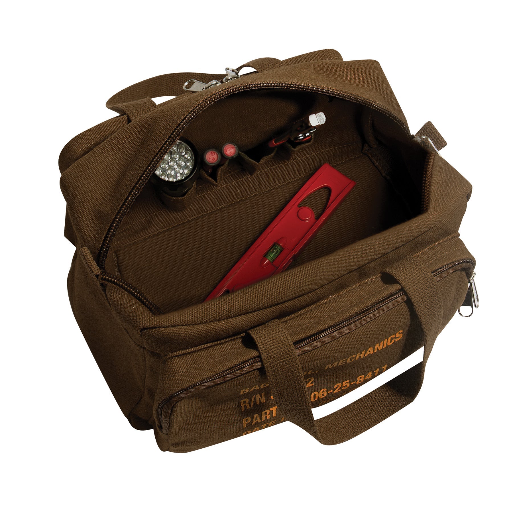 Rothco G.I. Type Zipper Pocket Mechanics Tool Bag With Military Stencil LARSON TACTICAL SUPPLY