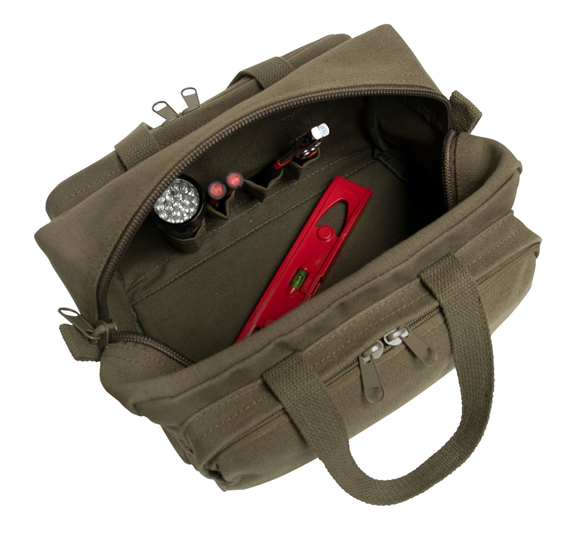 Rothco G.I. Type Zipper Pocket Mechanics Tool Bag With Military Stencil LARSON TACTICAL SUPPLY