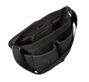 Heavyweight Canvas Classic Messenger Bag With Military Stencil LARSON TACTICAL SUPPLY