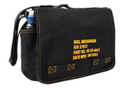 Heavyweight Canvas Classic Messenger Bag With Military Stencil LARSON TACTICAL SUPPLY