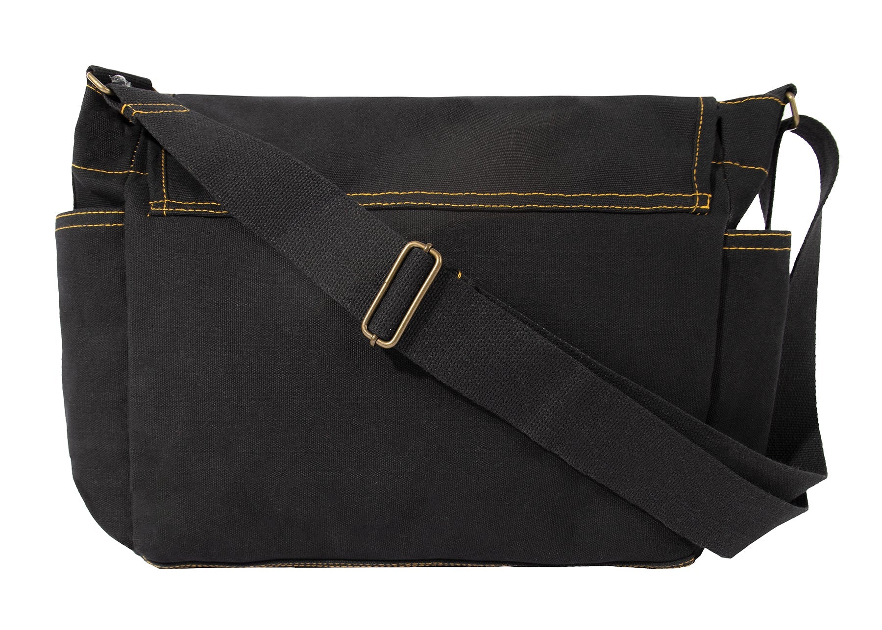 Heavyweight Canvas Classic Messenger Bag With Military Stencil LARSON TACTICAL SUPPLY