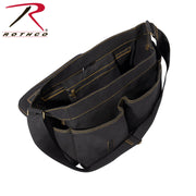 Heavyweight Canvas Classic Messenger Bag With Military Stencil LARSON TACTICAL SUPPLY