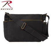 Heavyweight Canvas Classic Messenger Bag With Military Stencil LARSON TACTICAL SUPPLY