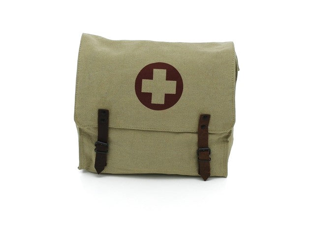 Rothco Vintage Medic Canvas Bag With Cross LARSON TACTICAL SUPPLY
