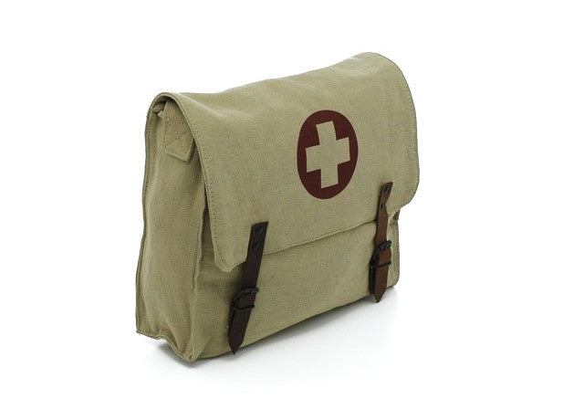 Rothco Vintage Medic Canvas Bag With Cross LARSON TACTICAL SUPPLY