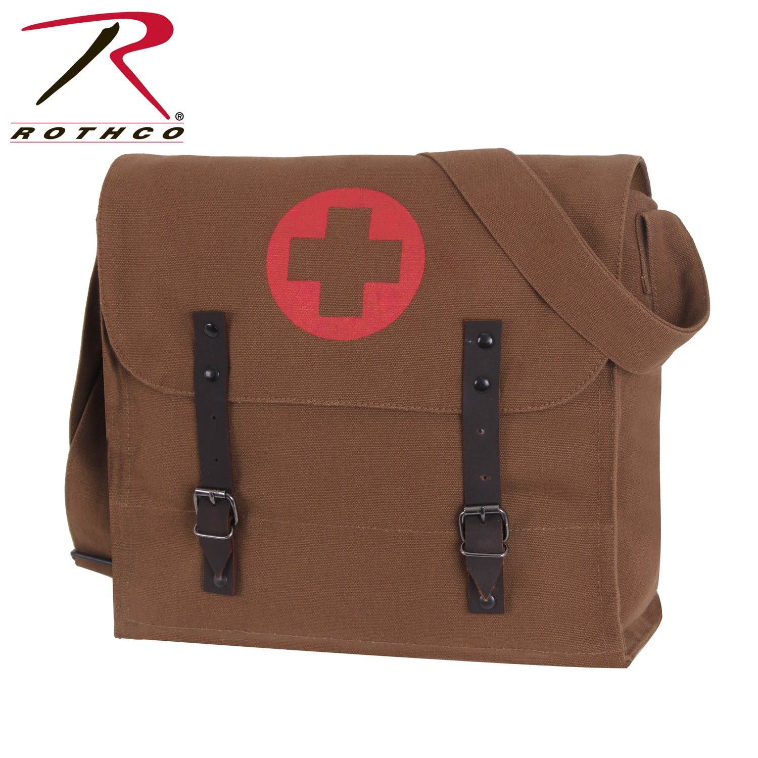 Rothco Vintage Medic Canvas Bag With Cross LARSON TACTICAL SUPPLY