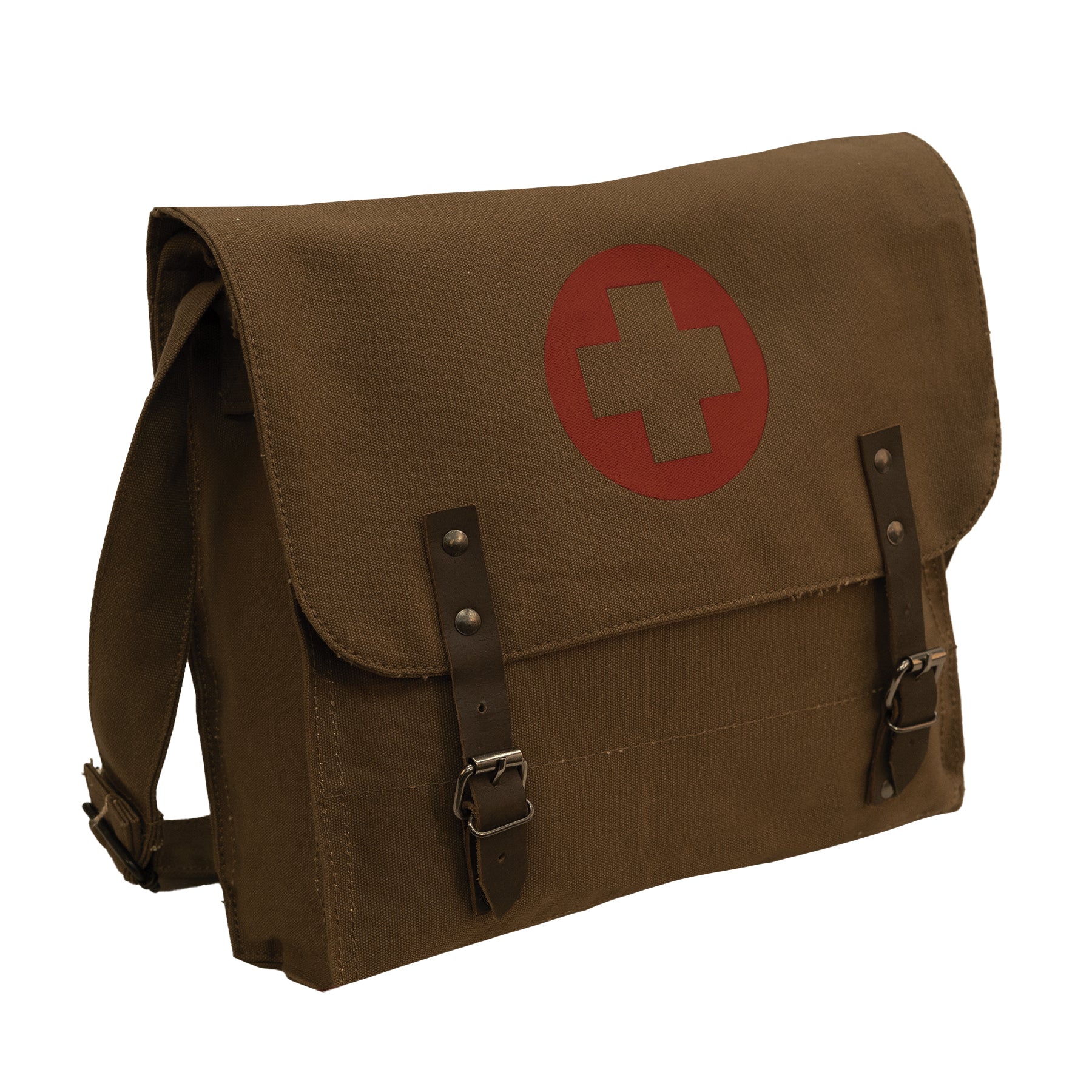 Rothco Vintage Medic Canvas Bag With Cross LARSON TACTICAL SUPPLY