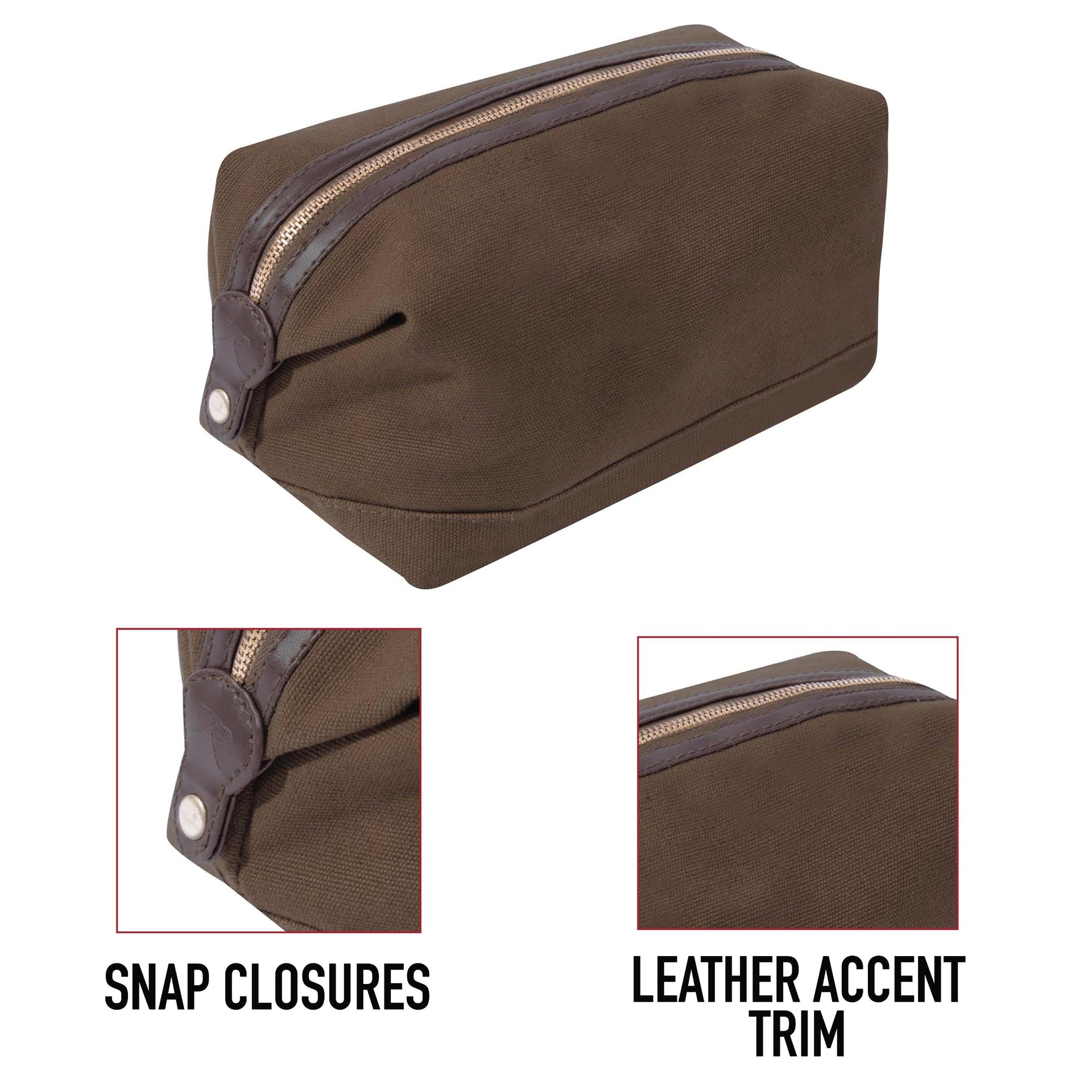 Rothco Canvas & Leather Travel Kit LARSON TACTICAL SUPPLY