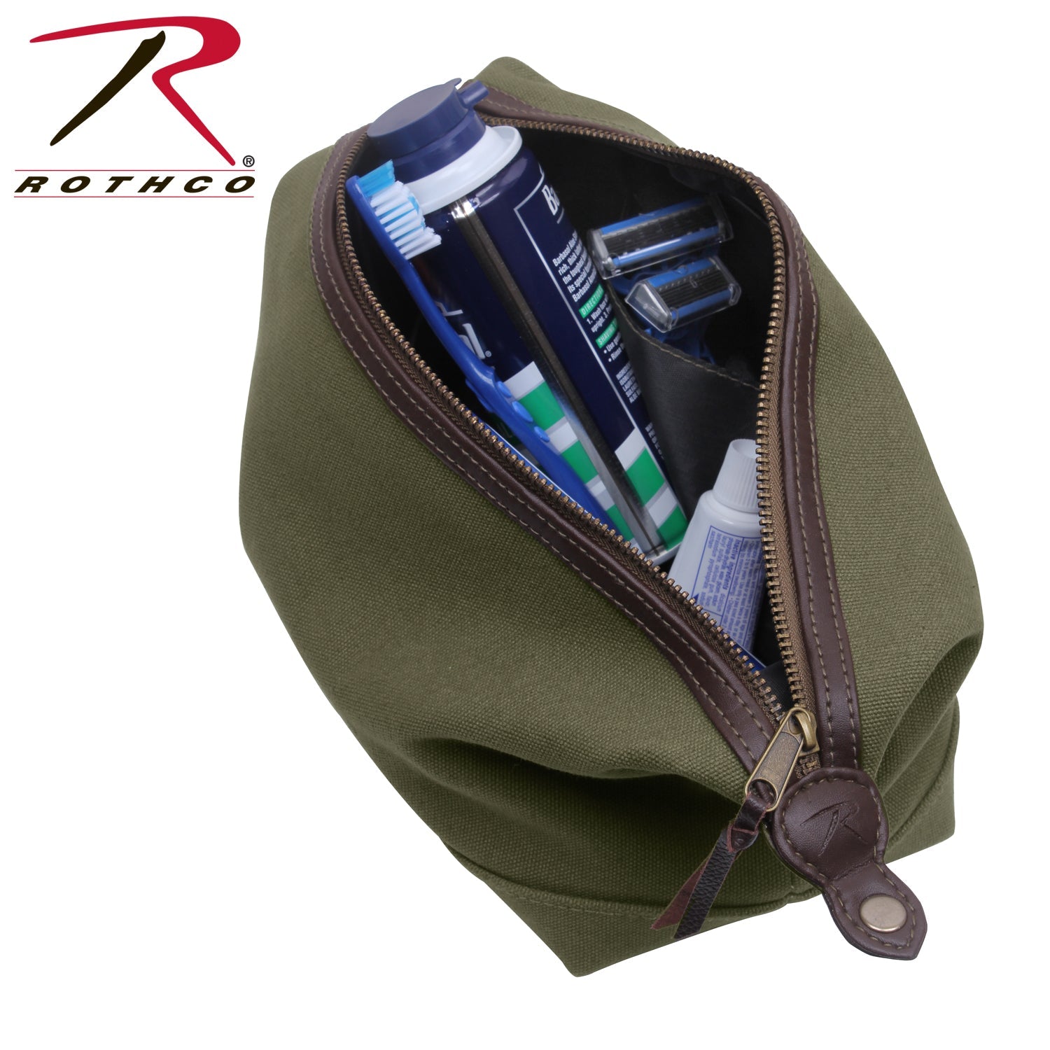 Rothco Canvas & Leather Travel Kit LARSON TACTICAL SUPPLY